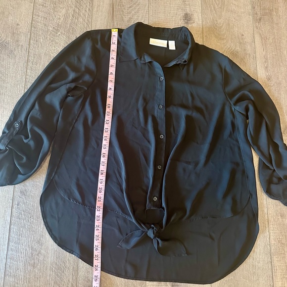 Chico’s Black Button Blouse - Picture 5 of 6